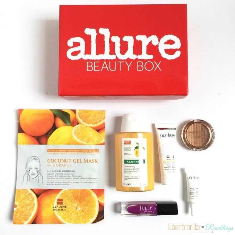 Read more about the article Allure Beauty Box Review – June 2016