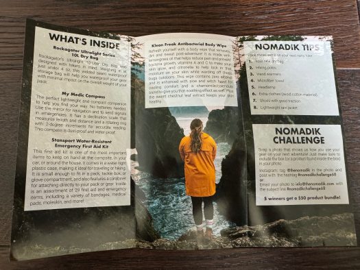 Nomadik Review + Coupon Code - Wet Weather